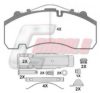 BPW 0980107250 Brake Pad Set, disc brake